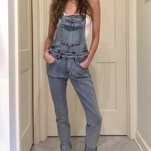 dr denim ira skinny ripped overall jeans in black